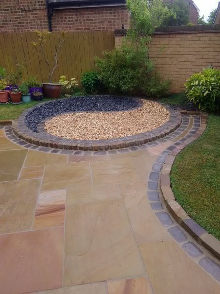 Sandstone Patio Installation in Montgomery